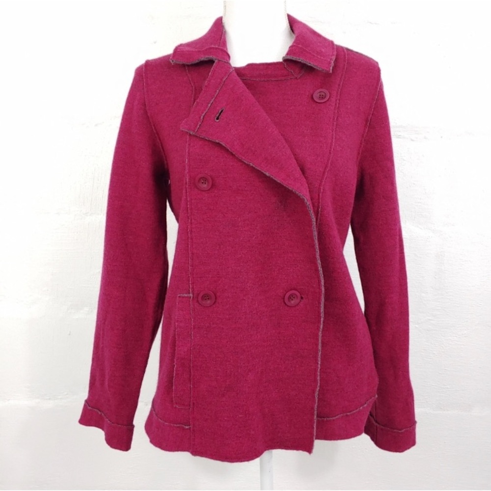 EILEEN FISHER 96% MERINO WOOL BLAZER